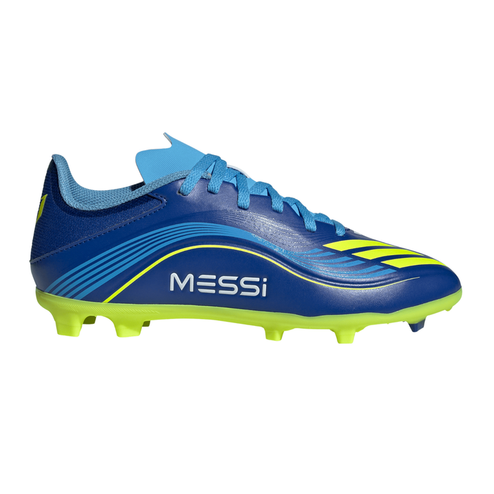 Kids Messi F50 League FG/MG - Royal Blue/Solar Yellow/Semi Blue Burst