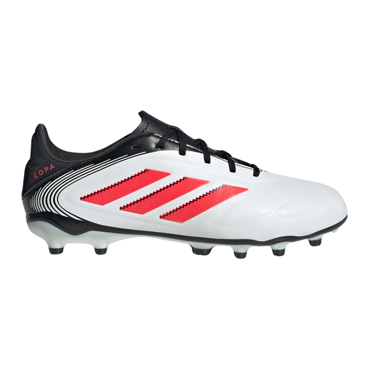 Kids Copa Pure III League FG - White/Lucid Red/Core Black by adidas at NUMBER 10 - Buy Now!