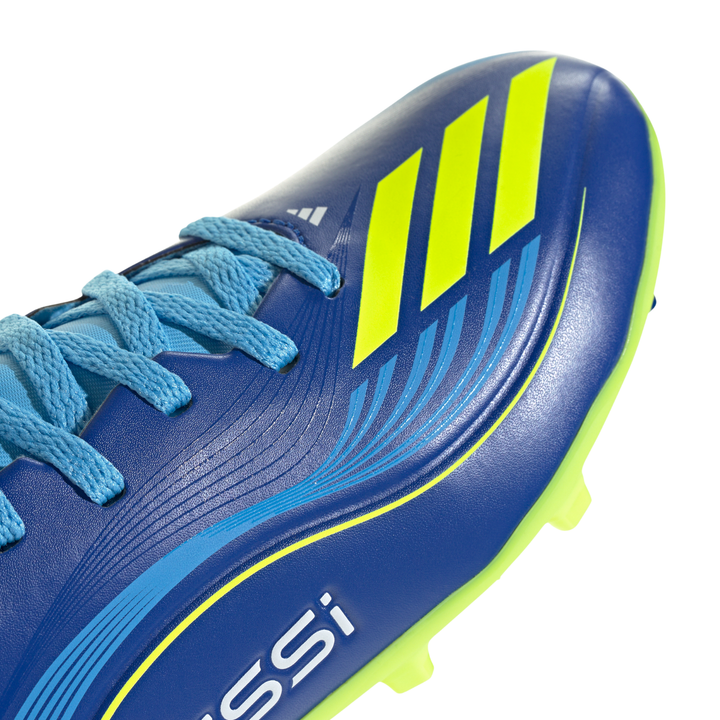 Kids Messi F50 League FG/MG - Royal Blue/Solar Yellow/Semi Blue Burst