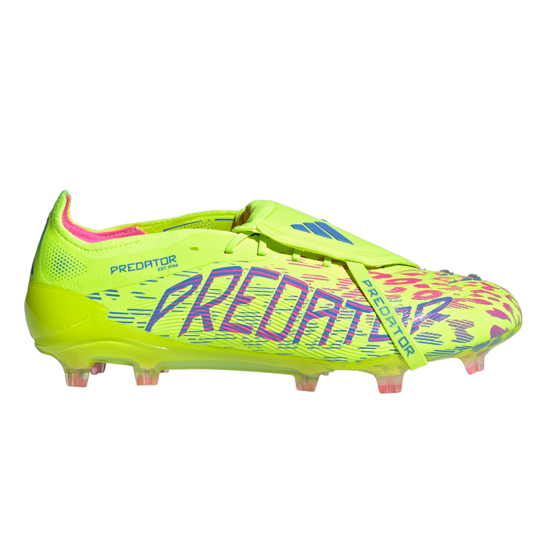 Predator Elite FT FG - Lucid Lemon/Lucid Pink/Blue Fusion by adidas at NUMBER 10 - Buy Now!