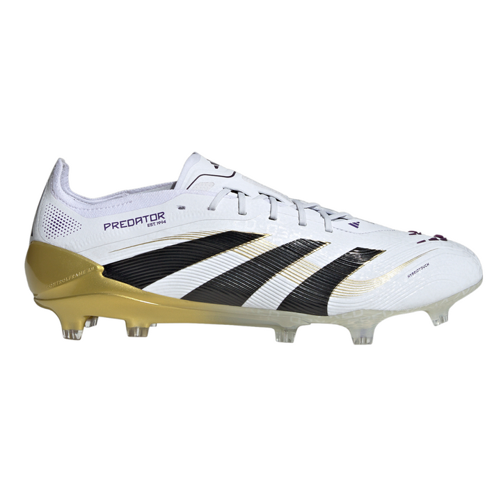 Predator Elite FG - White/Core Black/Gold Metallic