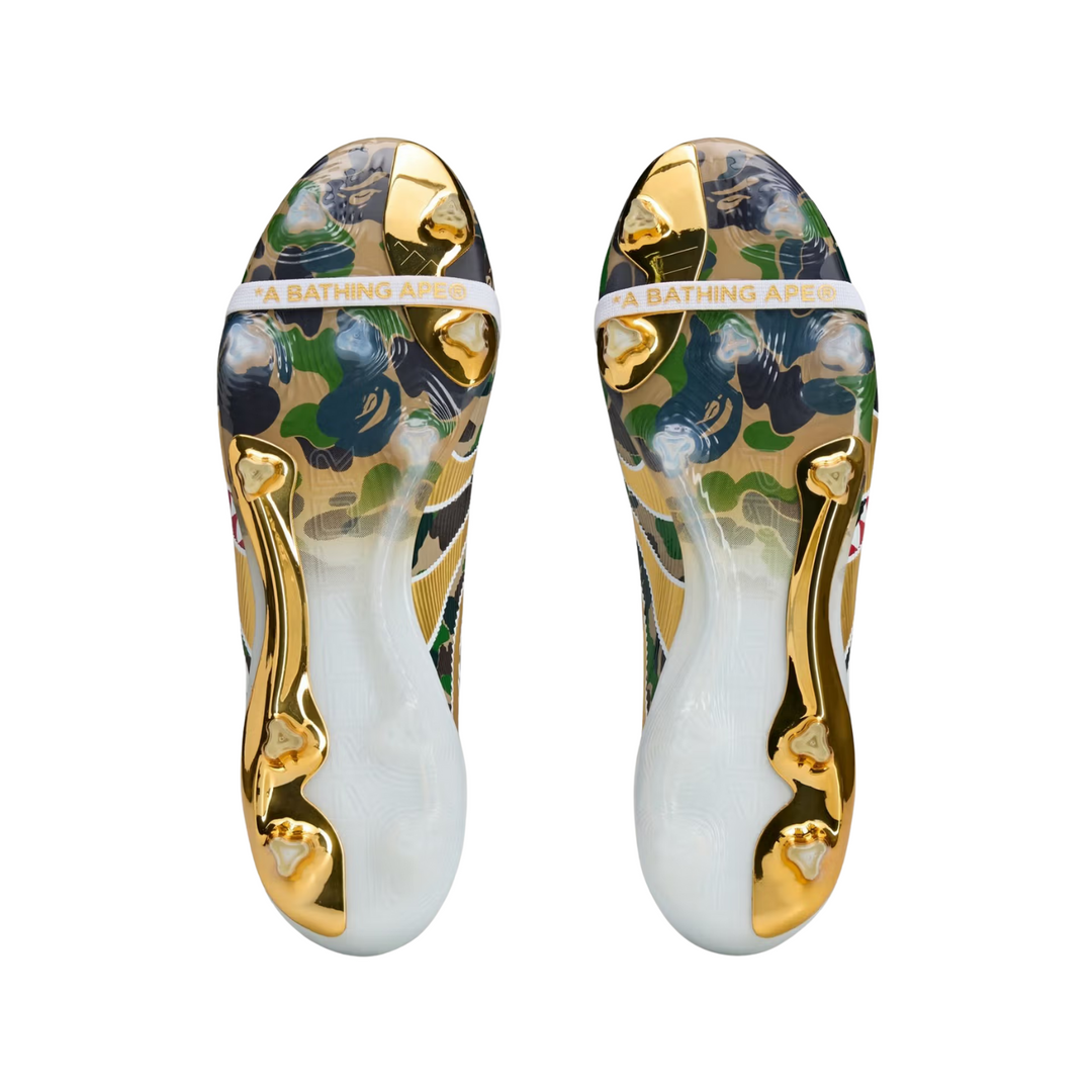 Predator X BAPE Elite FT FG - Hemp/Gold Metallic/White