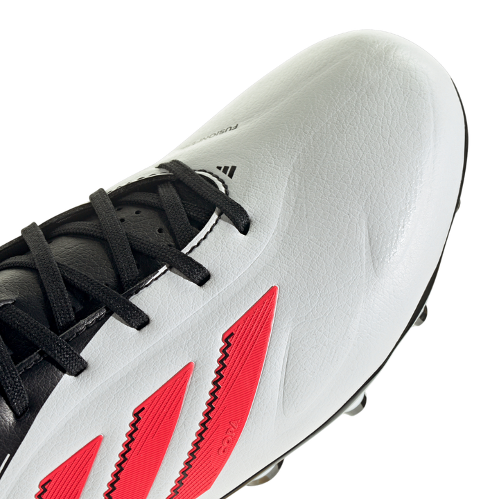 Kids Copa Pure III League FG - White/Lucid Red/Core Black by adidas at NUMBER 10 - Buy Now!