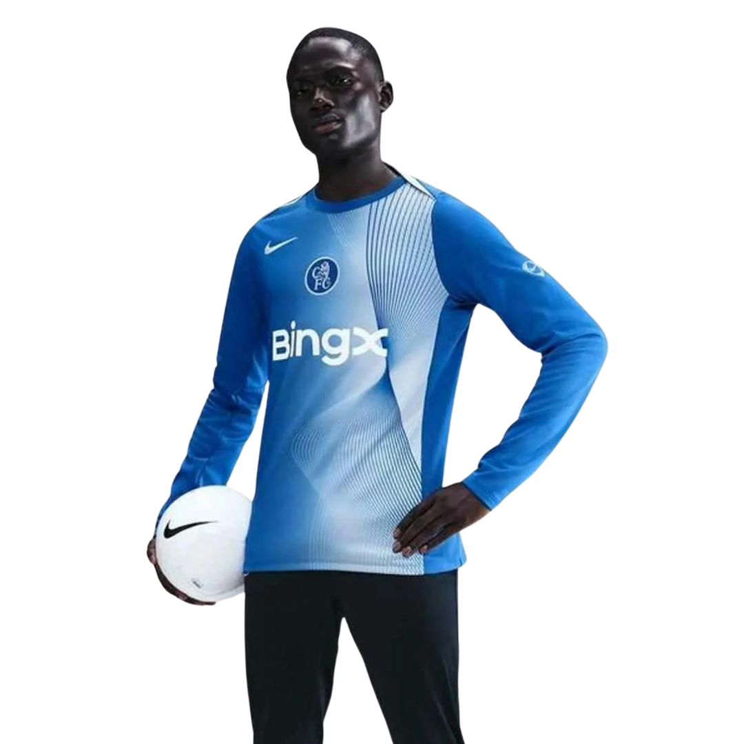 Chelsea Third L/S Pre-Match Drill Top 25/26 by Nike at NUMBER 10 - Buy Now!
