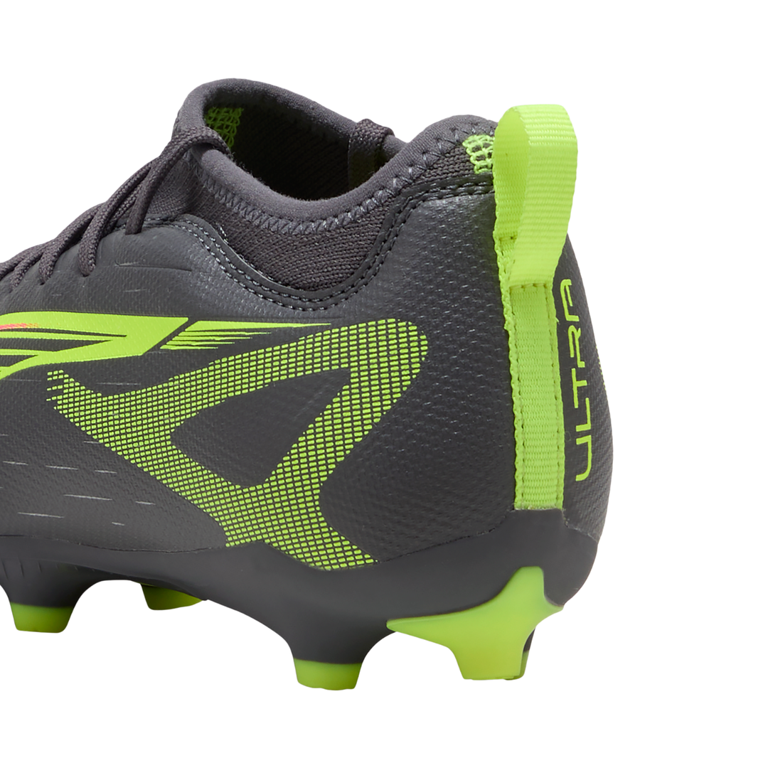 Kids Ultra 5 Match FG/AG - Matte Aged Silver/Yellow Alert/Aged Silver by Puma at NUMBER 10 - Buy Now!