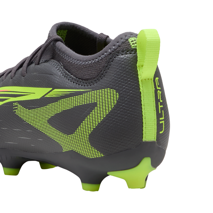 Kids Ultra 5 Match FG/AG - Matte Aged Silver/Yellow Alert/Aged Silver by Puma at NUMBER 10 - Buy Now!