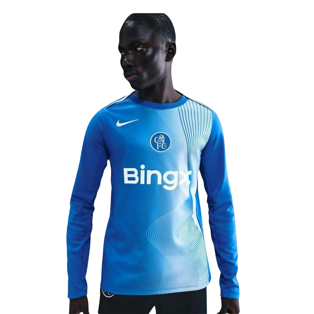 Chelsea Third L/S Pre-Match Drill Top 25/26 by Nike at NUMBER 10 - Buy Now!