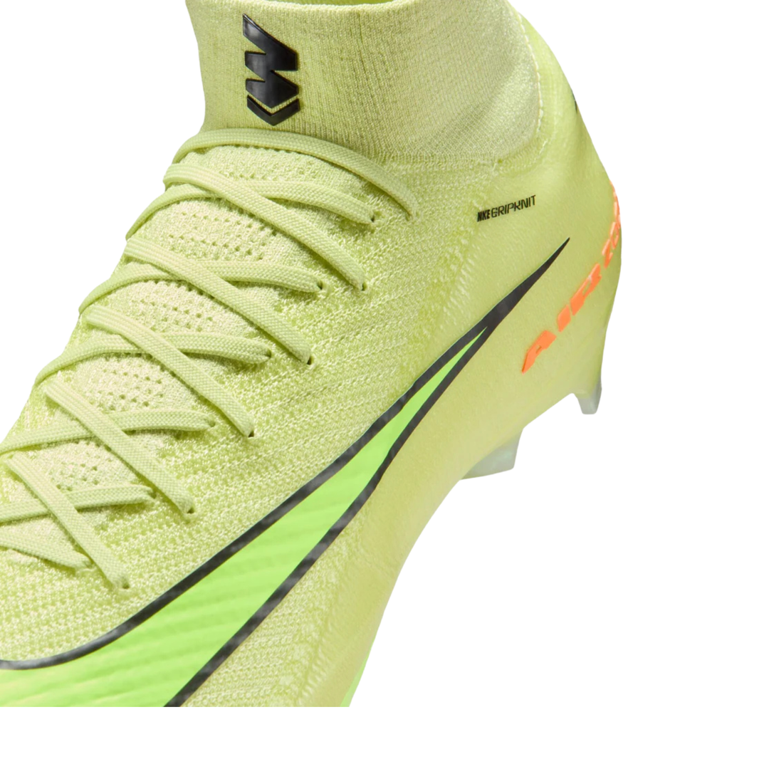 Zoom Superfly 10 Elite FG - Limelight/Volt-Hyper Crimson by Nike at NUMBER 10 - Buy Now!