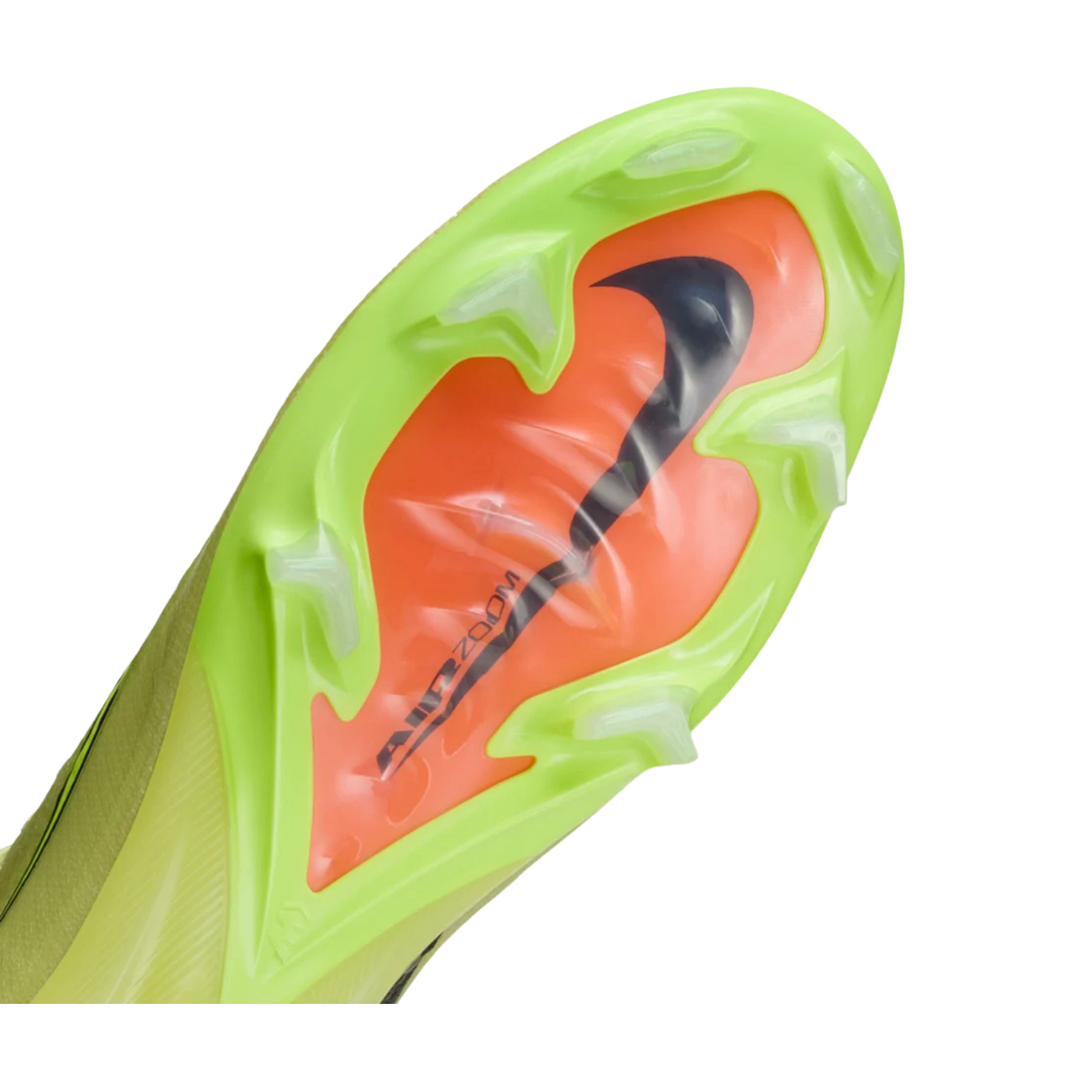 Zoom Superfly 10 Elite FG - Limelight/Volt-Hyper Crimson by Nike at NUMBER 10 - Buy Now!