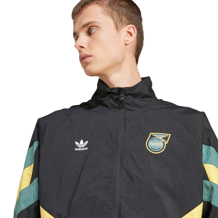 Jamaica OG Track Top 24/25 - Black by adidas at NUMBER 10 - Buy Now!