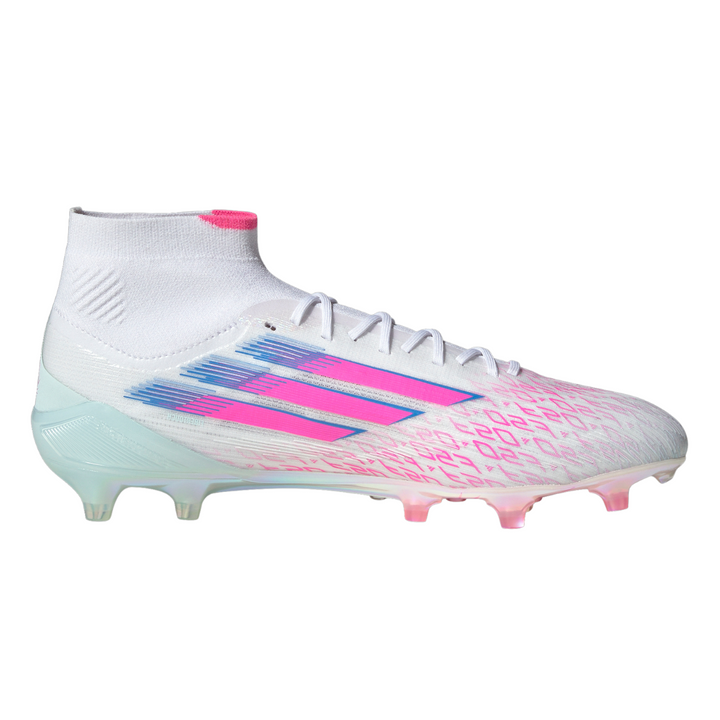 F50 Sparkfusion Elite Mid FG - Cloud White/Lucid Pink/Cloud White by adidas at NUMBER 10 - Buy Now!