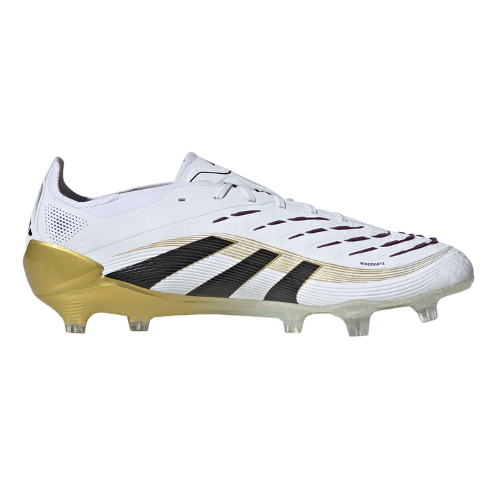 Predator Elite FG - White/Core Black/Gold Metallic