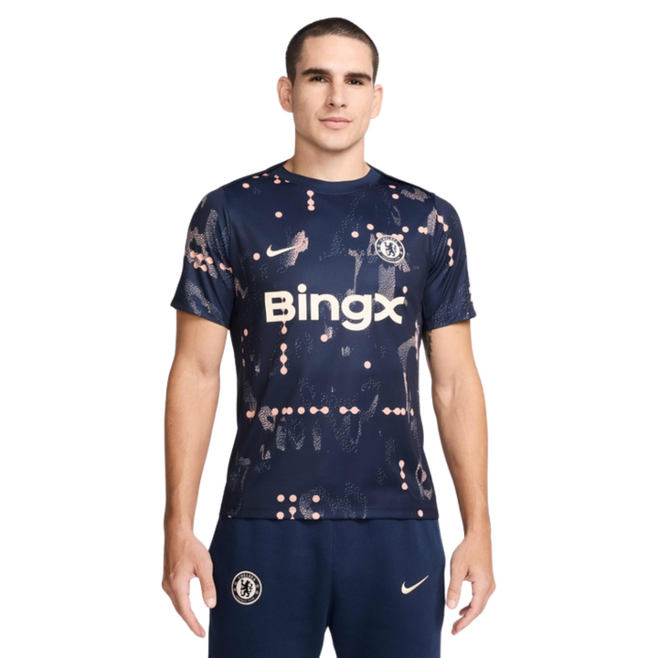 Chelsea Academy Pre-Match Shirt 24/25 - Obsidian/Apricot Agate/Guava Ice