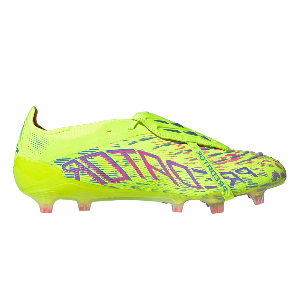 Predator Elite FT FG - Lucid Lemon/Lucid Pink/Blue Fusion by adidas at NUMBER 10 - Buy Now!