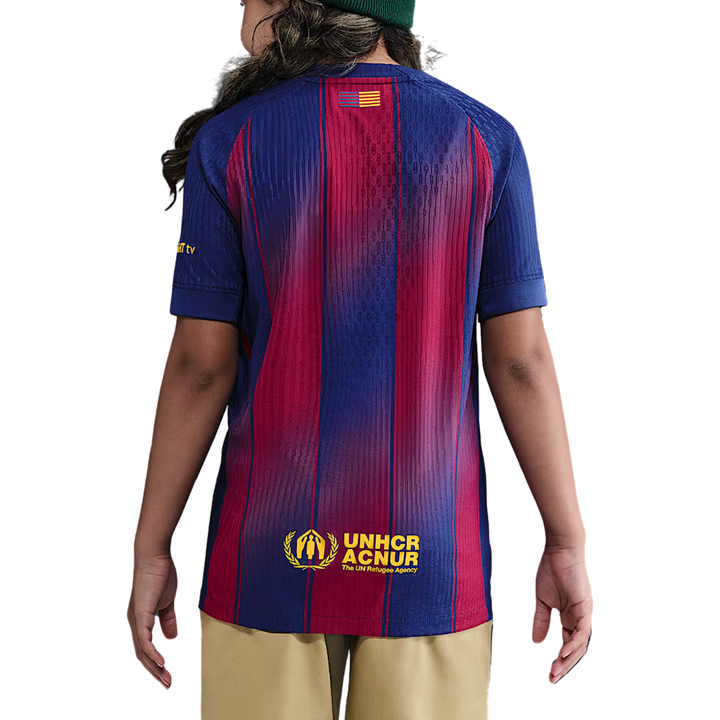 FC Barcelona Youth Match Home Shirt 25/26 by Nike at NUMBER 10 - Buy Now!