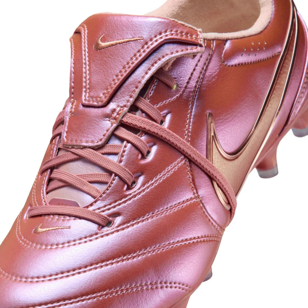 Tiempo Ligera Pro FG LE - Metallic Red Bronze/Metallic Rose Gold by Nike at NUMBER 10 - Buy Now!