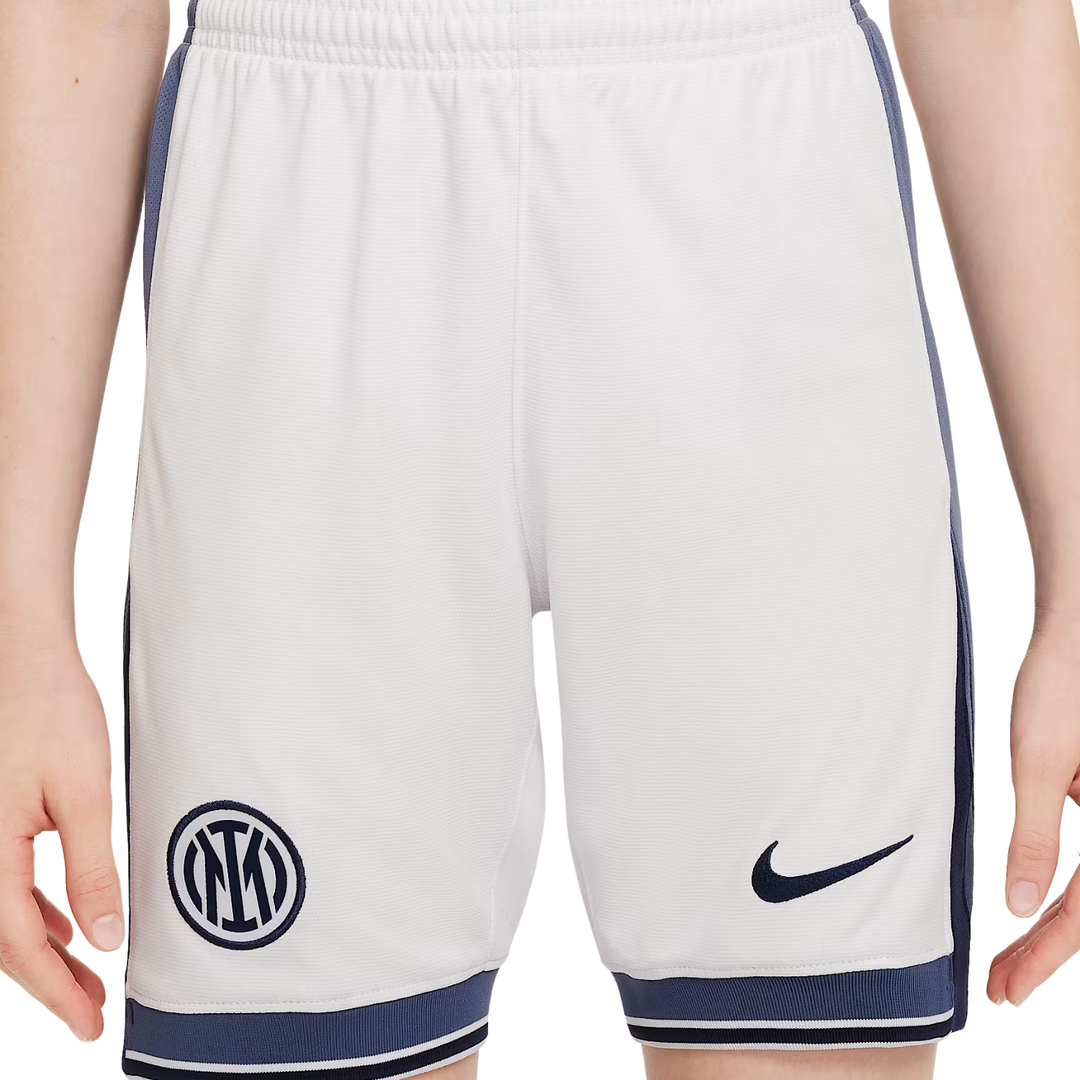 Inter Milan Youth Away Shorts 24/25 by Nike at NUMBER 10 - Buy Now!