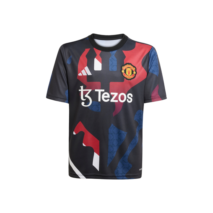 Manchester United Youth Pre-Match Shirt 24/25 - Black/Mufc Red/Off White/Team Coll Burgundy 2