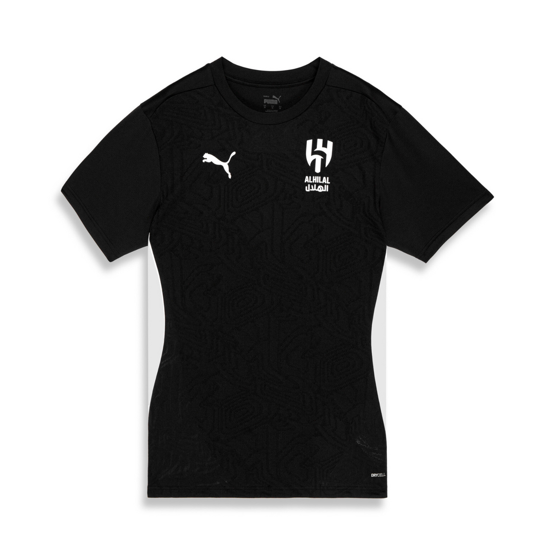 Al Hilal Training Shirt 24/25 - Black/White by Puma at NUMBER 10 - Buy Now!