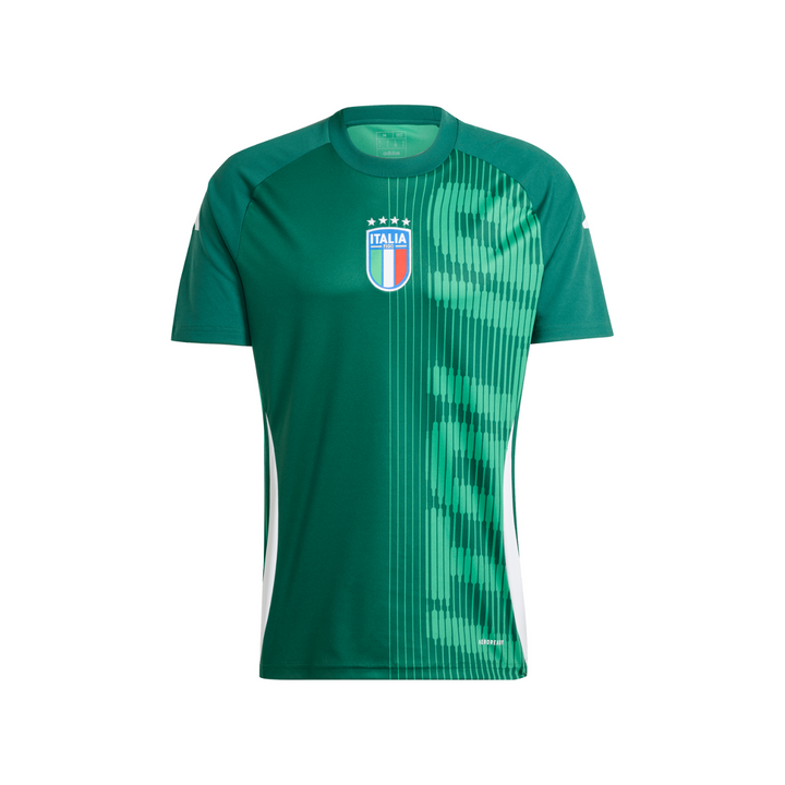 Italy Pre-Match Shirt 24/25 - Team Dark Green - adidas - NUMBER 10