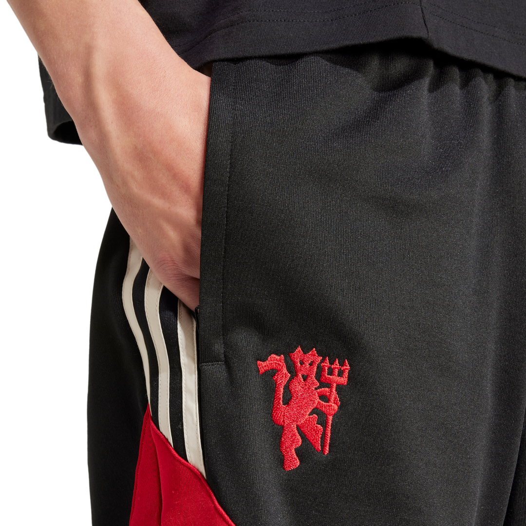 Manchester United OG Shorts 24/25 - Black/Mufc Red by adidas at NUMBER 10 - Buy Now!