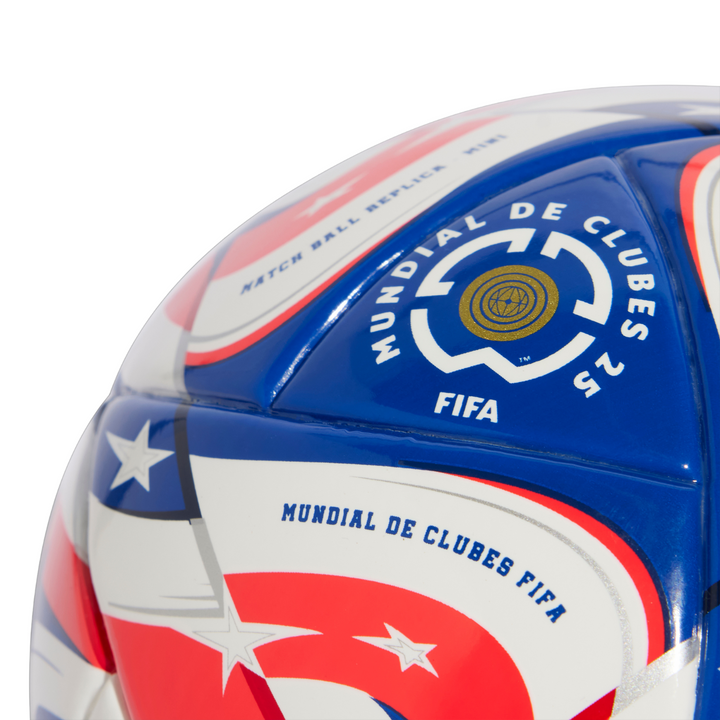 Fifa Club World Cup Mini ball 24/25 - White/Power Blue/Dark Blue/Lucid Red