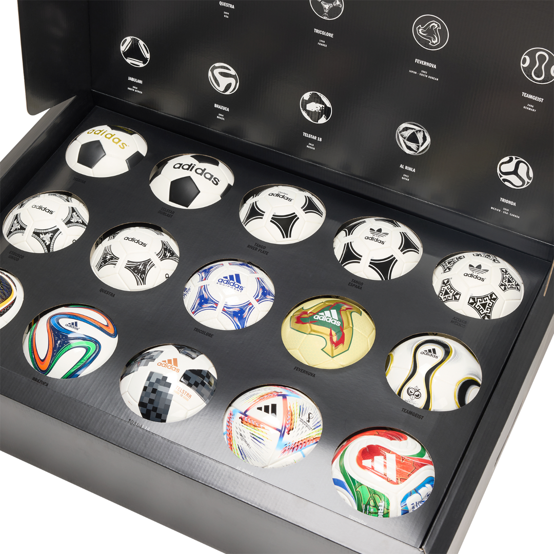 Historic World Cup Mini Balls Set 26 by adidas at NUMBER 10 - Buy Now!