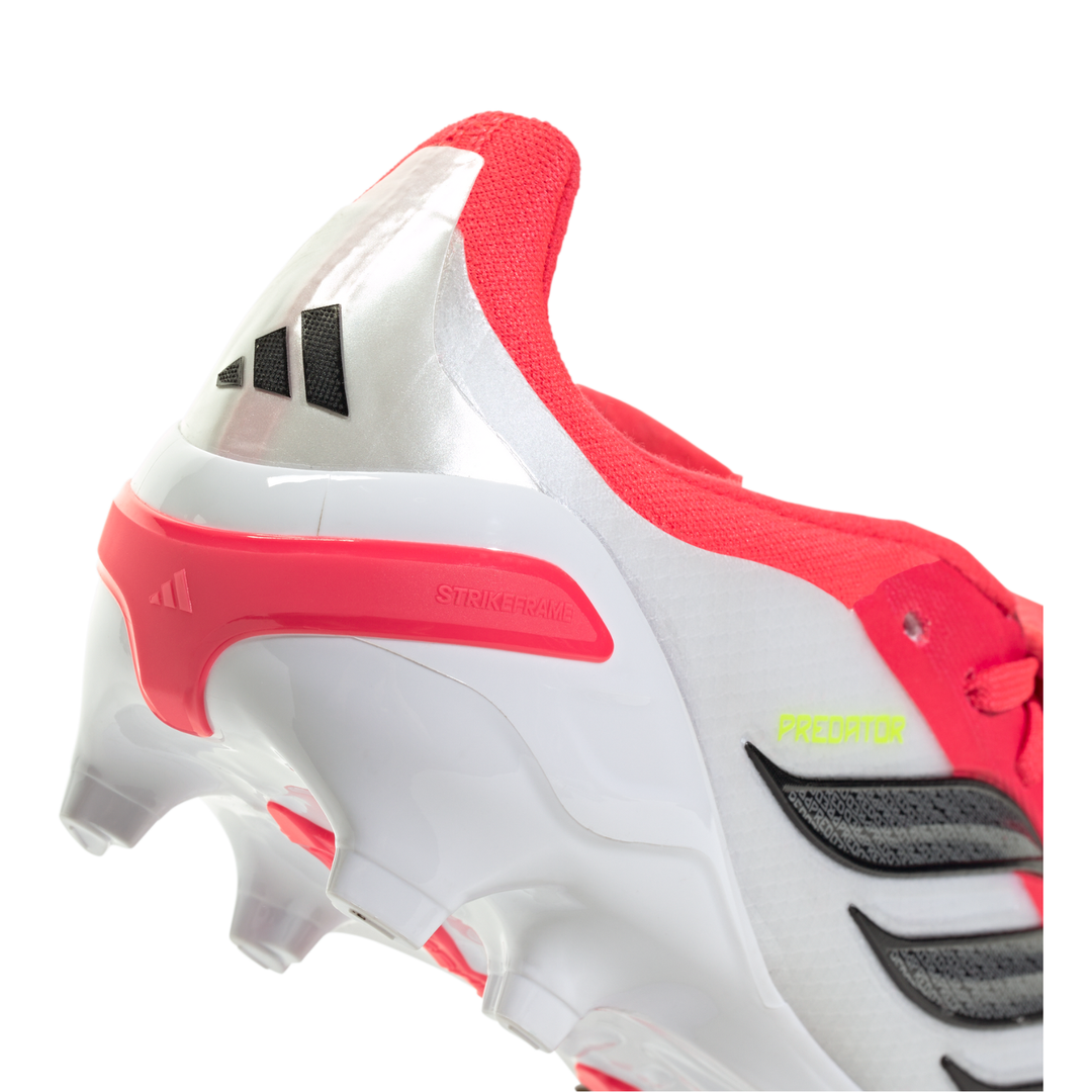 Kids Predator Elite FT FG - Lucid Red/Core Black/Footwear White by adidas at NUMBER 10 - Buy Now!