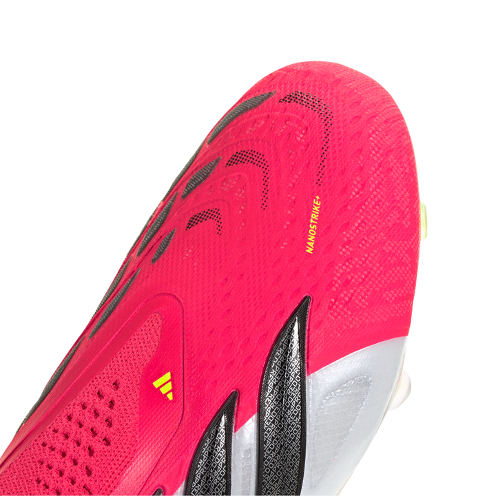 Predator Elite LL FG - Lucid Red/Core Black/Footwear White by adidas at NUMBER 10 - Buy Now!