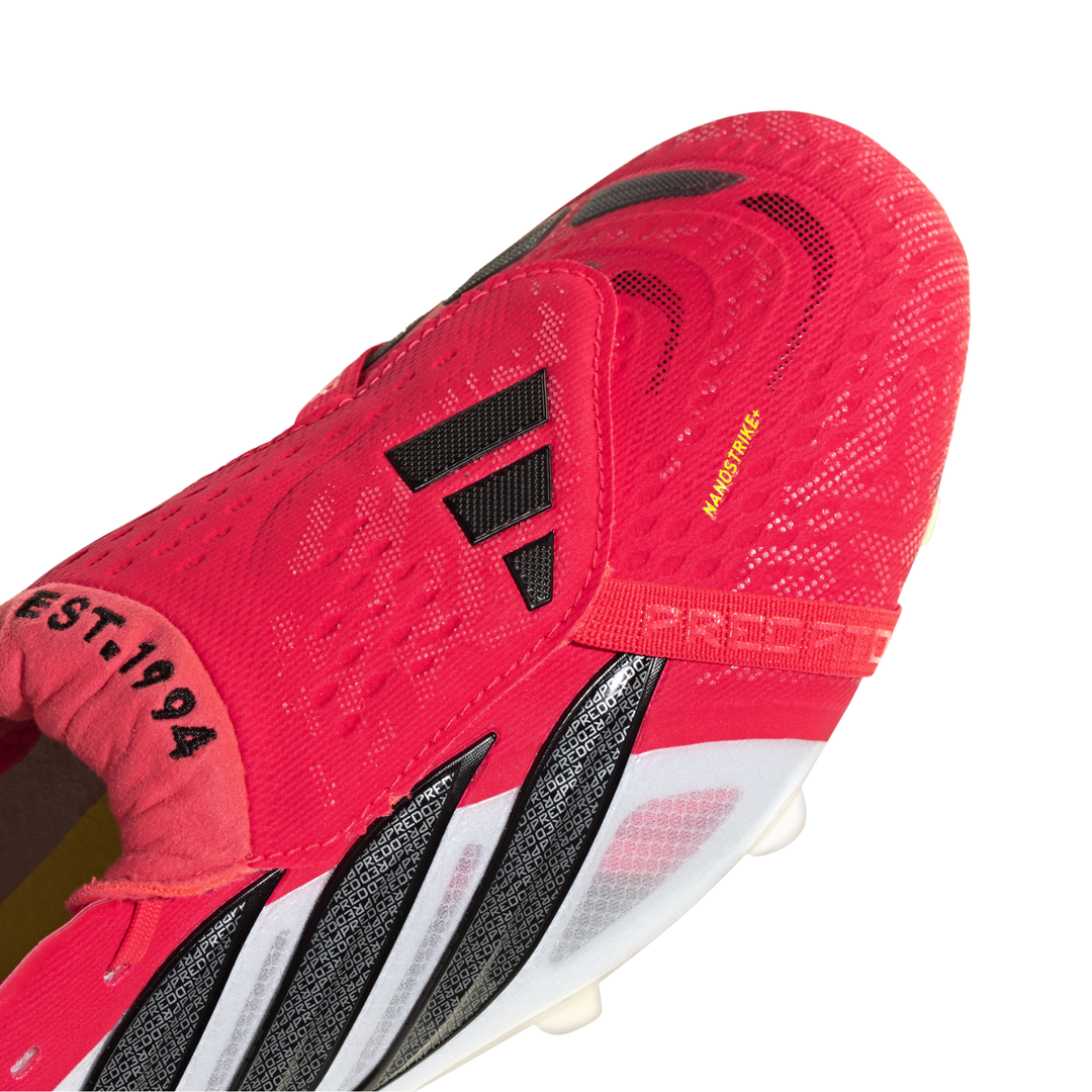Predator Elite FT FG - Lucid Red/Core Black/Footwear White by adidas at NUMBER 10 - Buy Now!