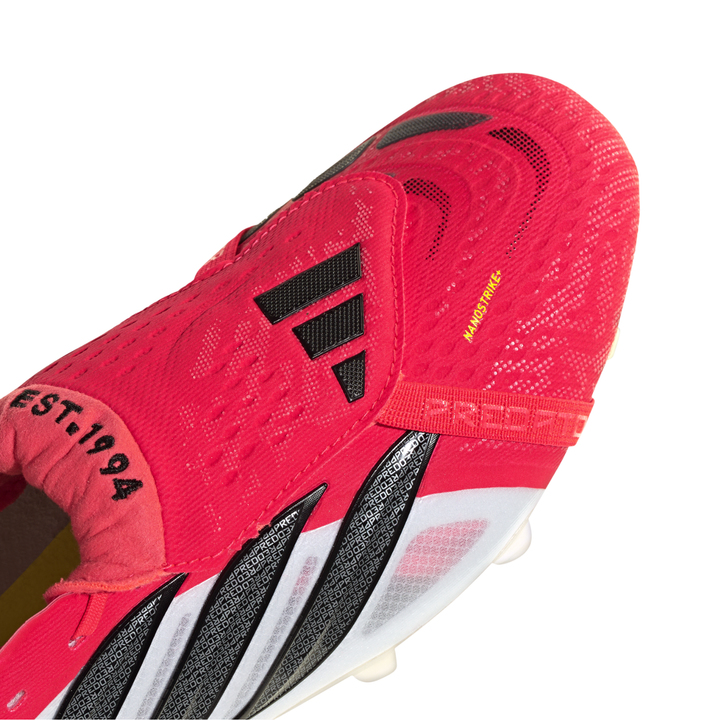Predator Elite FT FG - Lucid Red/Core Black/Footwear White by adidas at NUMBER 10 - Buy Now!