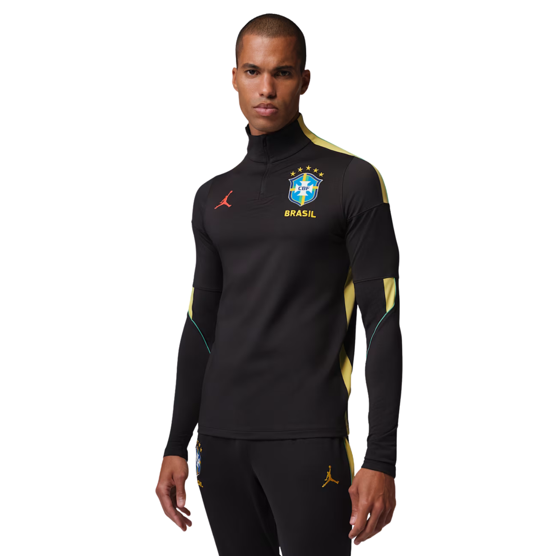 Brazil x Jordan Dri-FIT Strike Drill Top 26 by Nike at NUMBER 10 - Buy Now!