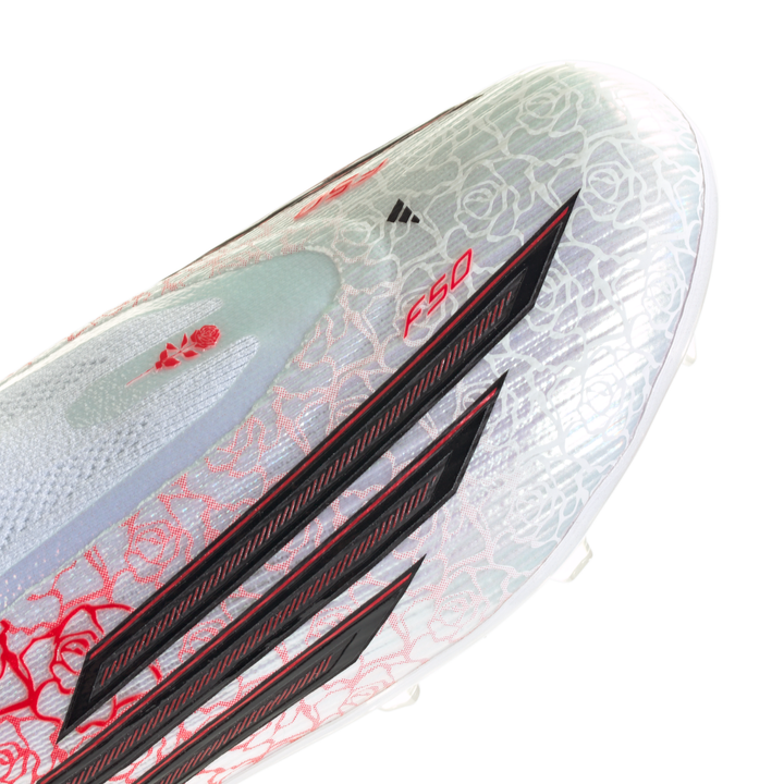 Kids F50 Elite LL FG ‘LY’ - Footwear White/Core Black/Lucid Red by adidas at NUMBER 10 - Buy Now!