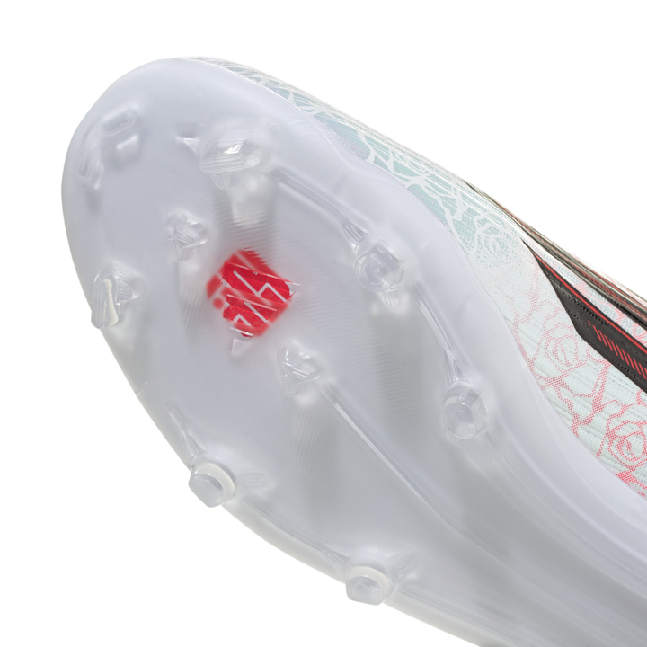 Kids F50 League LL FG/MG ‘LY’ - Footwear White/Core Black/Lucid Red by adidas at NUMBER 10 - Buy Now!