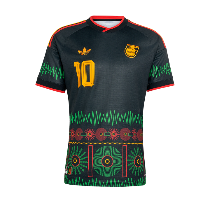 Jamaica Stadium Away Shirt 26 - Marley 10 by adidas at NUMBER 10 - Buy Now!