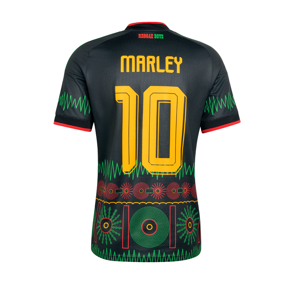 Jamaica Stadium Away Shirt 26 - Marley 10 by adidas at NUMBER 10 - Buy Now!