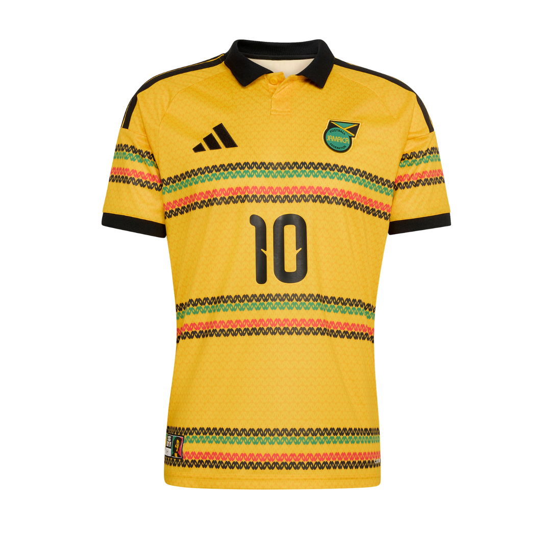 Jamaica Stadium Home Shirt 26 - Marley 10 by adidas at NUMBER 10 - Buy Now!