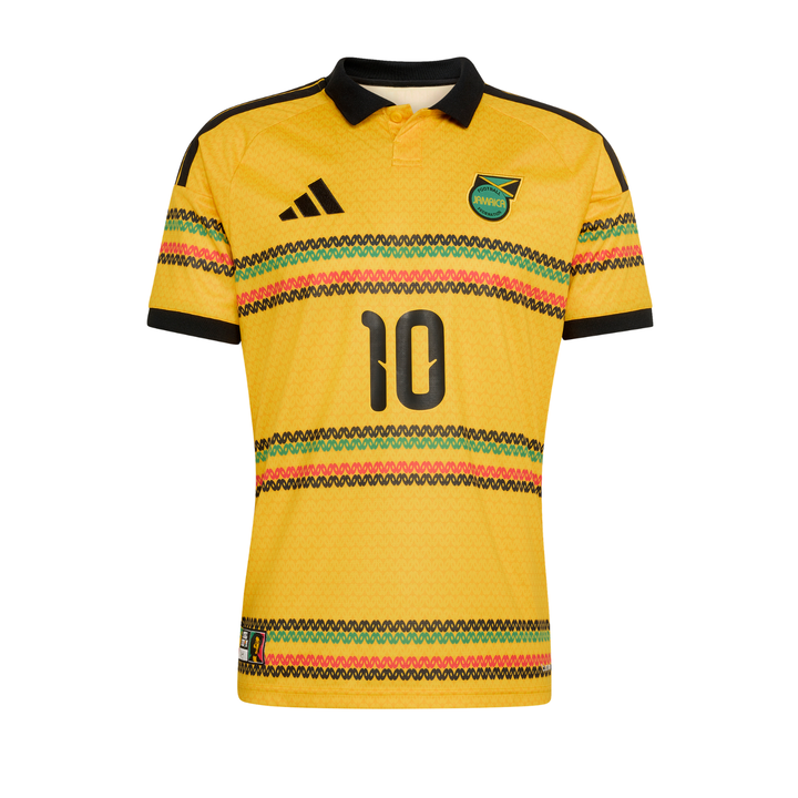 Jamaica Stadium Home Shirt 26 - Marley 10 by adidas at NUMBER 10 - Buy Now!
