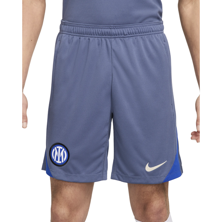 Inter Milan Strike Shorts 24/25 - Diffused Blue/Lyon Blue/Sand Drift by Nike at NUMBER 10 - Buy Now!