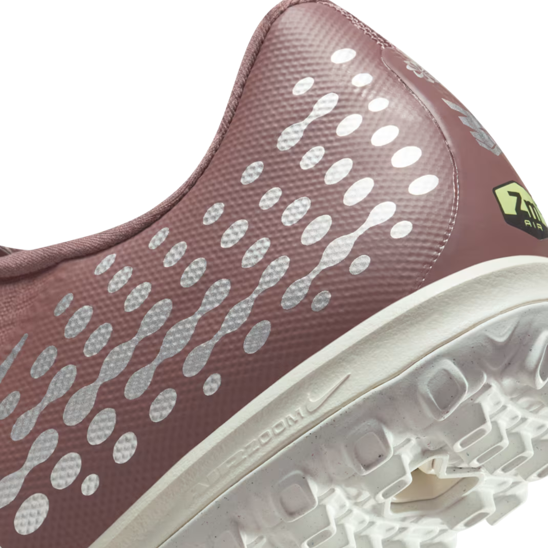 Zoom Vapor 16 Academy TF KM - Plum Eclipse/Metallic Silver by Nike at NUMBER 10 - Buy Now!