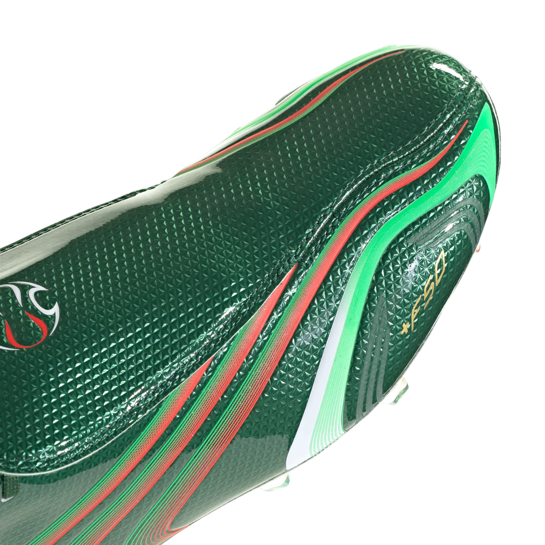 F50 Tunit Elite FG 'Mexico' - Amazon Green / Flash Lime / Hi-Res Red