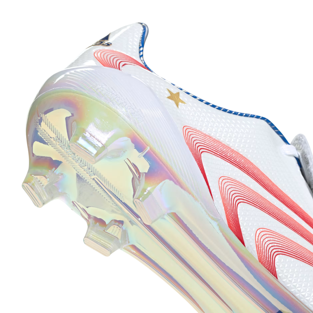F50 Tunit Elite FG 'USA' - Cloud White / Vivid Red / Royal Blue