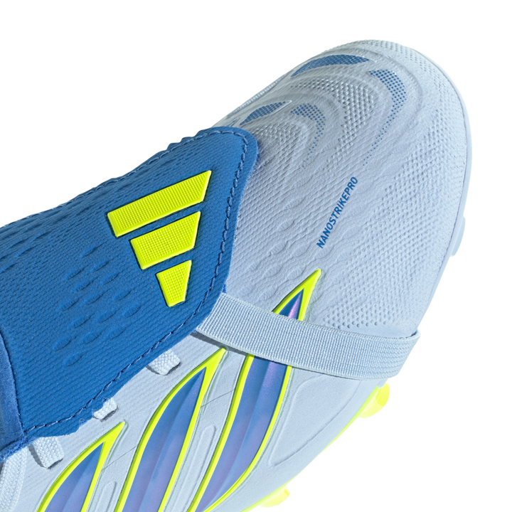 Kids Predator Elite FT FG - Crystal Sky/Ray Blue /Team Solar Yellow by adidas at NUMBER 10 - Buy Now!