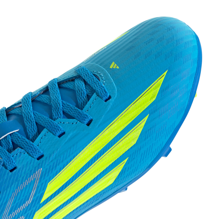 Kids F50 League FG/MG - Lucid Ray Blue / Team Solar Yellow / Lucid Aquamarine by adidas at NUMBER 10 - Buy Now!