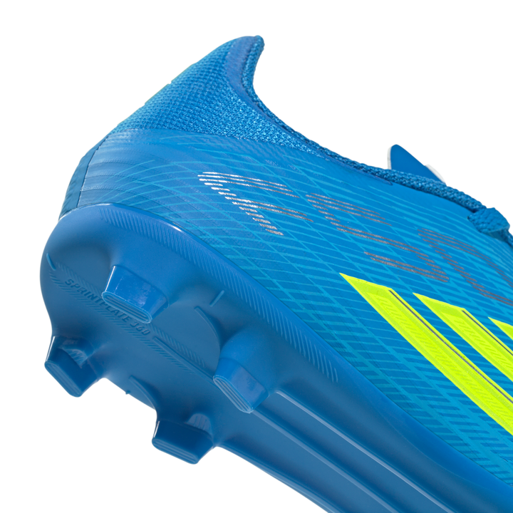 Kids F50 League FG/MG - Lucid Ray Blue / Team Solar Yellow / Lucid Aquamarine by adidas at NUMBER 10 - Buy Now!