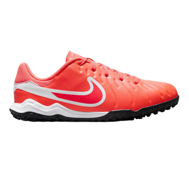 Jr Legend 10 Academy TF - Hot Lava/White by Nike at NUMBER 10 - Buy Now!