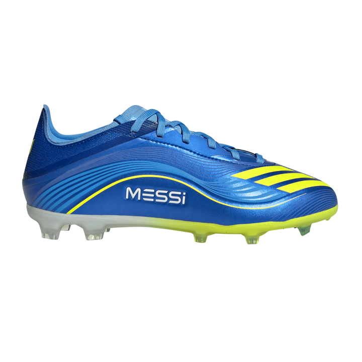 Kids Messi F50 Elite FG - Royal Blue/Solar Yellow/Semi Blue Burst