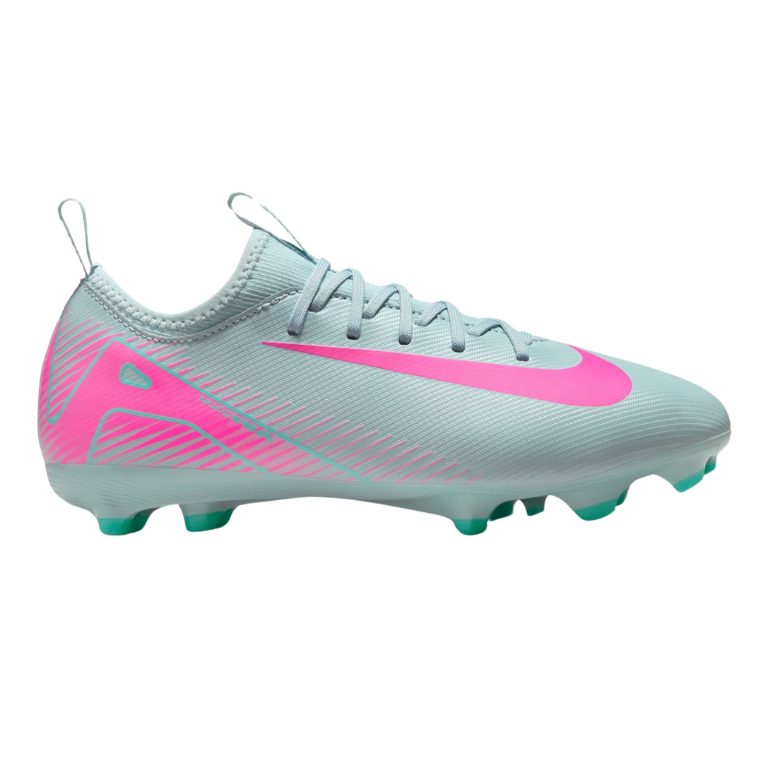 Jr Zoom Vapor 16 Academy FG/MG - Ocean Cube/Pink Blast by Nike at NUMBER 10 - Buy Now!