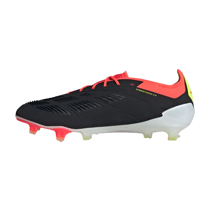 Predator Elite L FG - Core Black/White/Solar Red - adidas - NUMBER 10