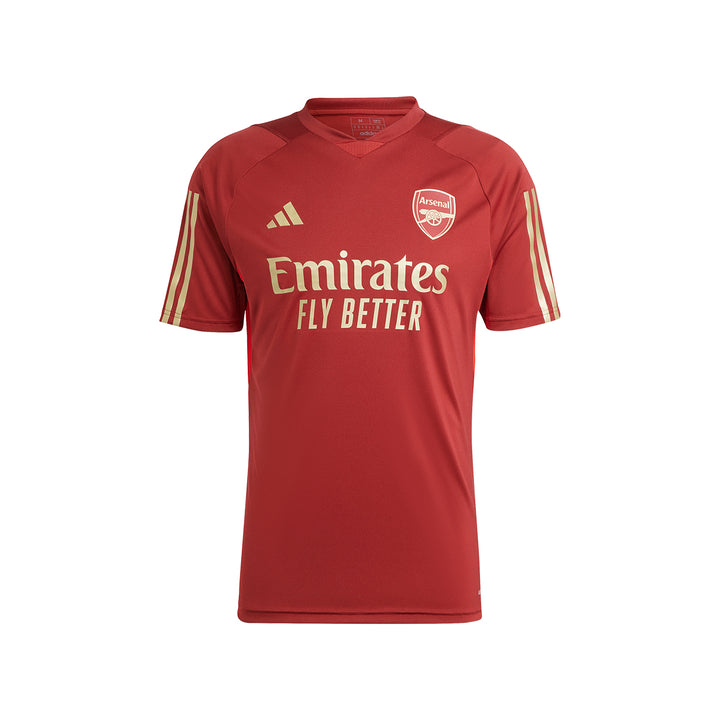 Arsenal Training Shirt 23/24 - Crayon Red - adidas - NUMBER 10